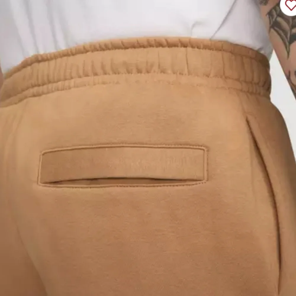 Nike Sportswear fleece Jogger Pants Tan Mens Pants Streetwear